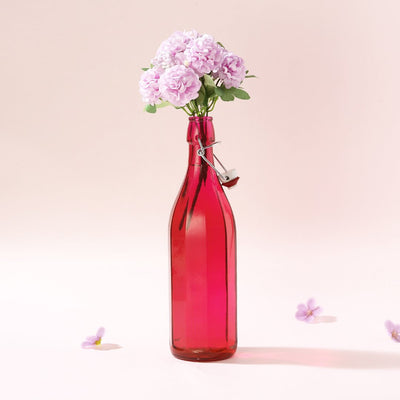 Bormioli Water Bottle - Pink - 1 L.