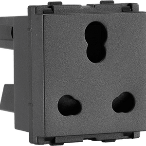3 Pin Combined Shuttered Socket