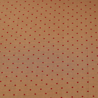 Brown - Jacquard Prewashed Cotton Fabric 05