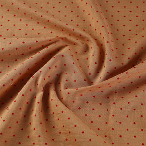 Brown - Jacquard Prewashed Cotton Fabric 05