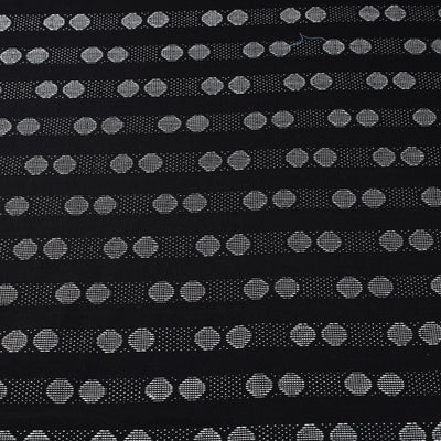 Black - Prewashed Cotton Jacquard Fabric 11