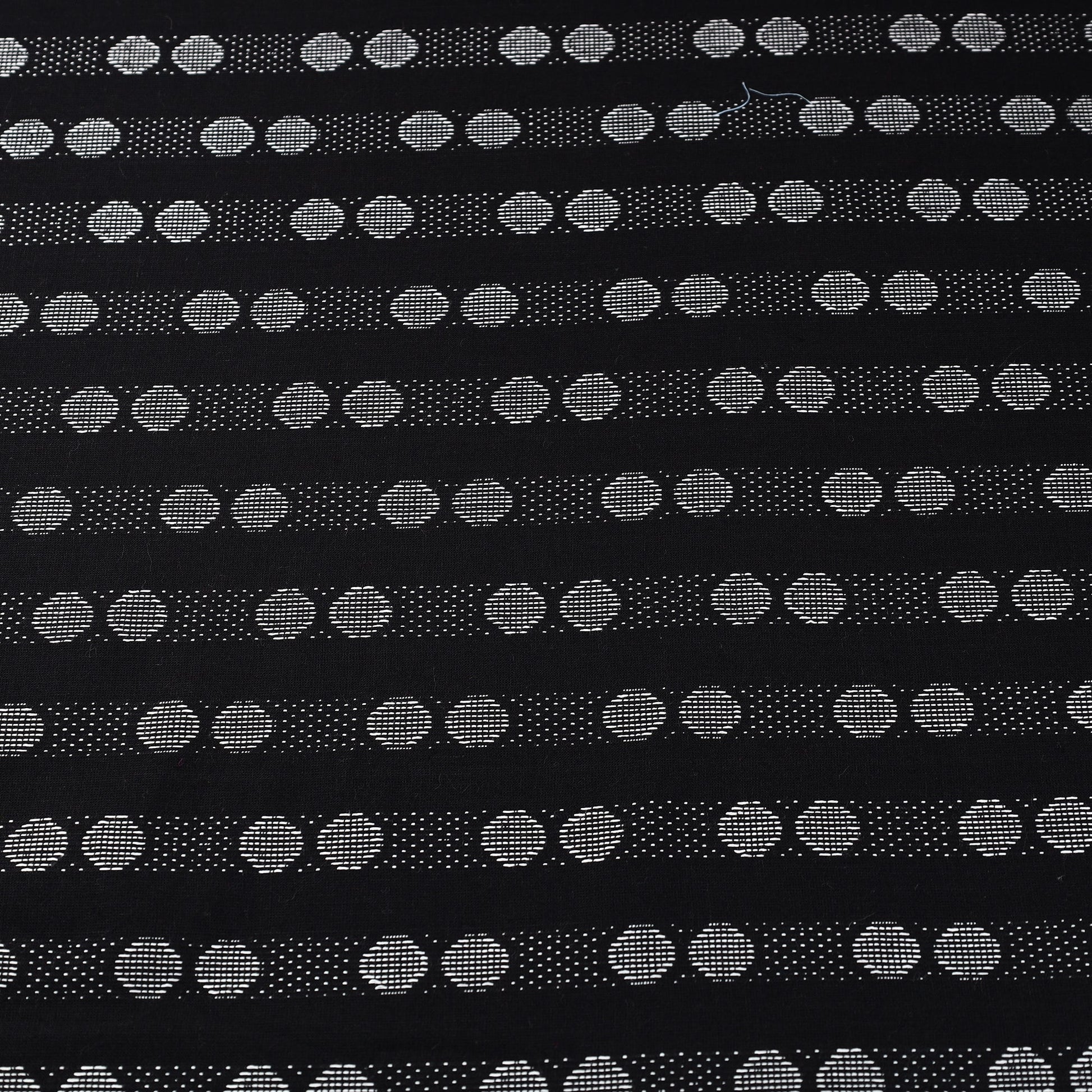 Black - Prewashed Cotton Jacquard Fabric 11