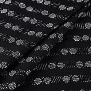Black - Prewashed Cotton Jacquard Fabric 11