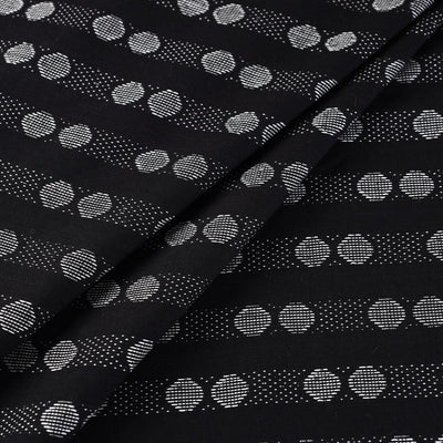 Black - Prewashed Cotton Jacquard Fabric 11