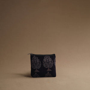 Black - Handmade Cotton Multipurpose Utility Pouches (set of 3) 20