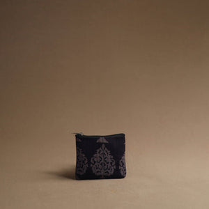 Black - Handmade Cotton Multipurpose Utility Pouches (set of 3) 20