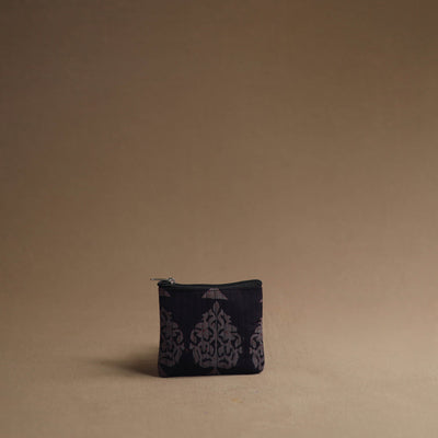 Black - Handmade Cotton Multipurpose Utility Pouches (set of 3) 20