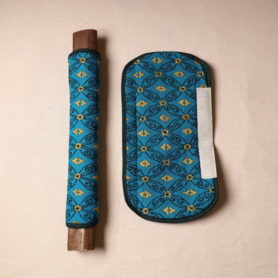 Bengal Kantha Work Handmade Fridge Handle Cover (Set of 2) 31
