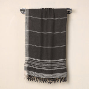 Black - Organic Kala Cotton Pure Handloom Towel