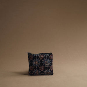 Black - Handmade Cotton Multipurpose Utility Pouches (set of 3) 25