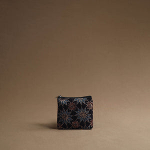Black - Handmade Cotton Multipurpose Utility Pouches (set of 3) 25