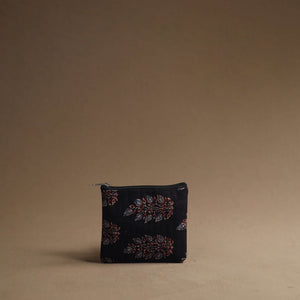 Black - Handmade Cotton Multipurpose Utility Pouches (set of 3) 29