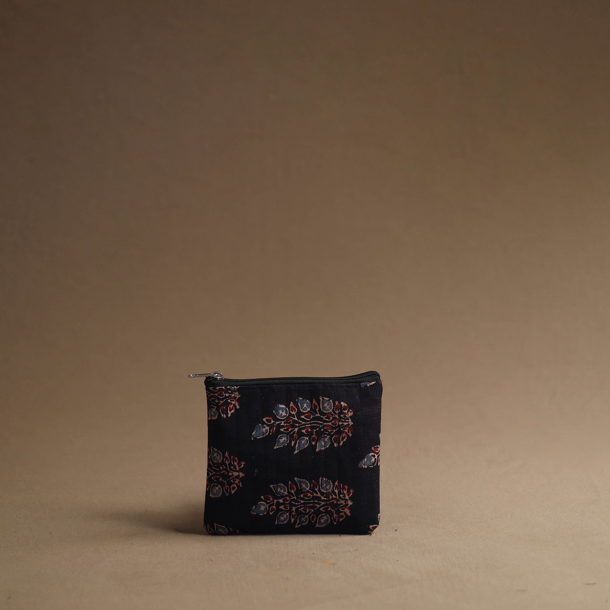 Black - Handmade Cotton Multipurpose Utility Pouches (set of 3) 29