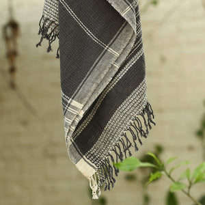 Black - Organic Kala Cotton Pure Handloom Towel