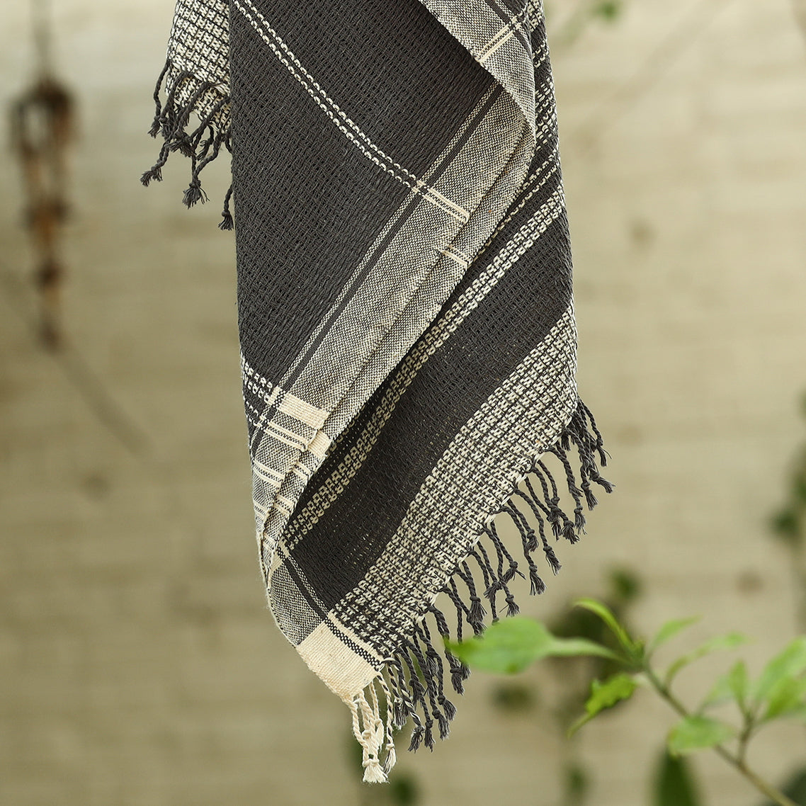 Black - Organic Kala Cotton Pure Handloom Towel