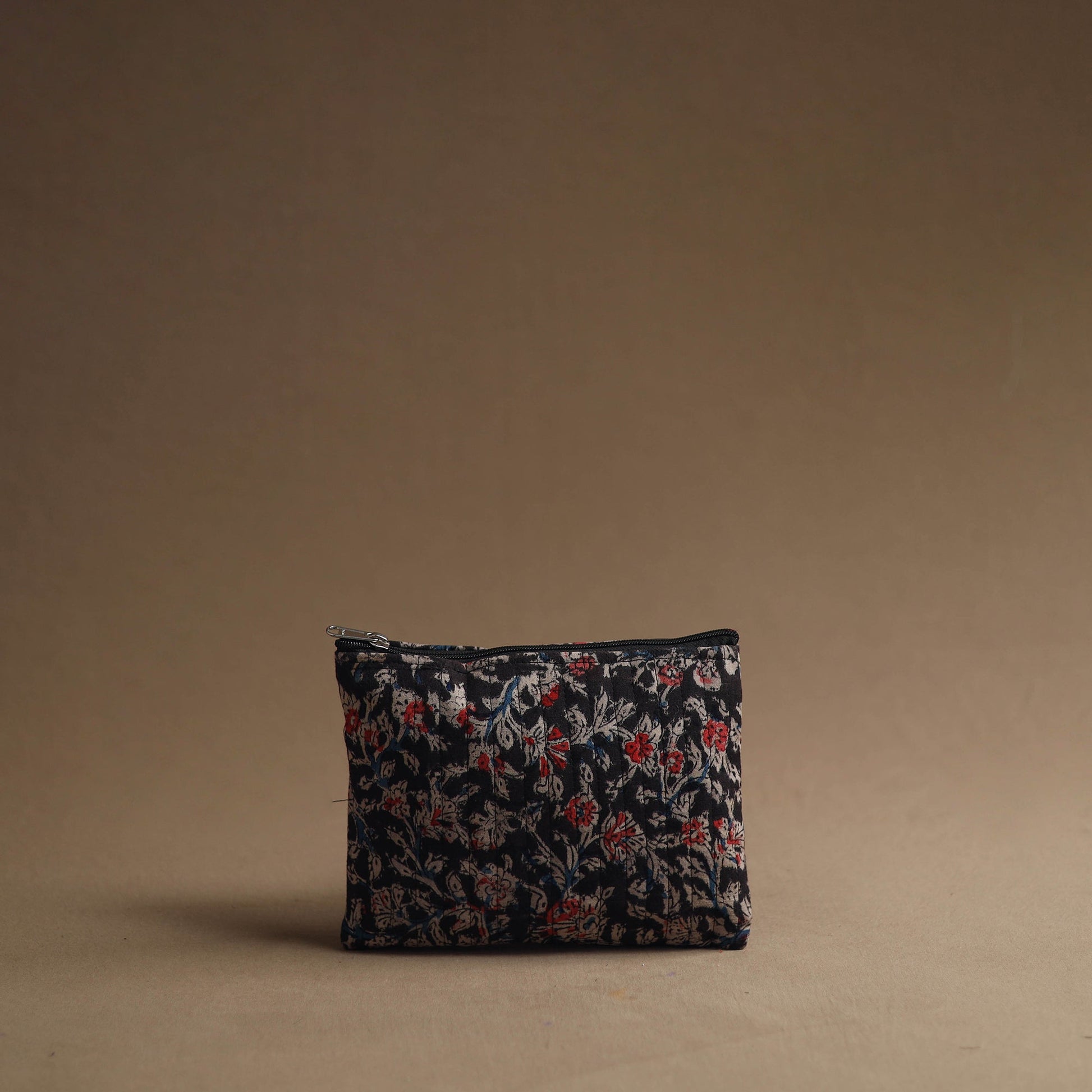 Black - Handmade Cotton Multipurpose Utility Pouches (set of 3) 28