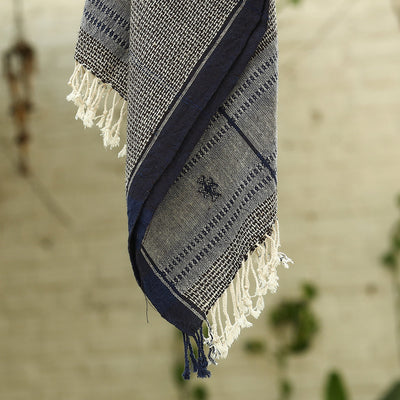 Black - Organic Kala Cotton Pure Handloom Towel