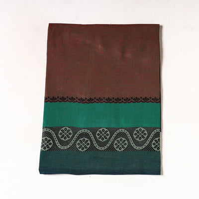 Brown - Kanchipuram Cotton Precut Fabric (1 Meter)
