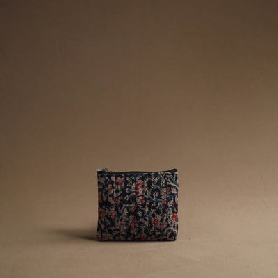 Black - Handmade Cotton Multipurpose Utility Pouches (set of 3) 28