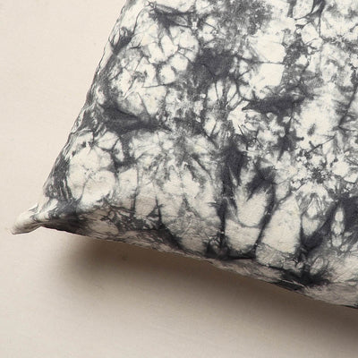 Black - Tie & Dye Cotton Shibori Cushion Cover