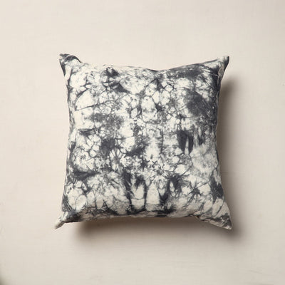 Black - Tie & Dye Cotton Shibori Cushion Cover