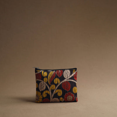 Black - Handmade Cotton Multipurpose Utility Pouches (set of 3) 35