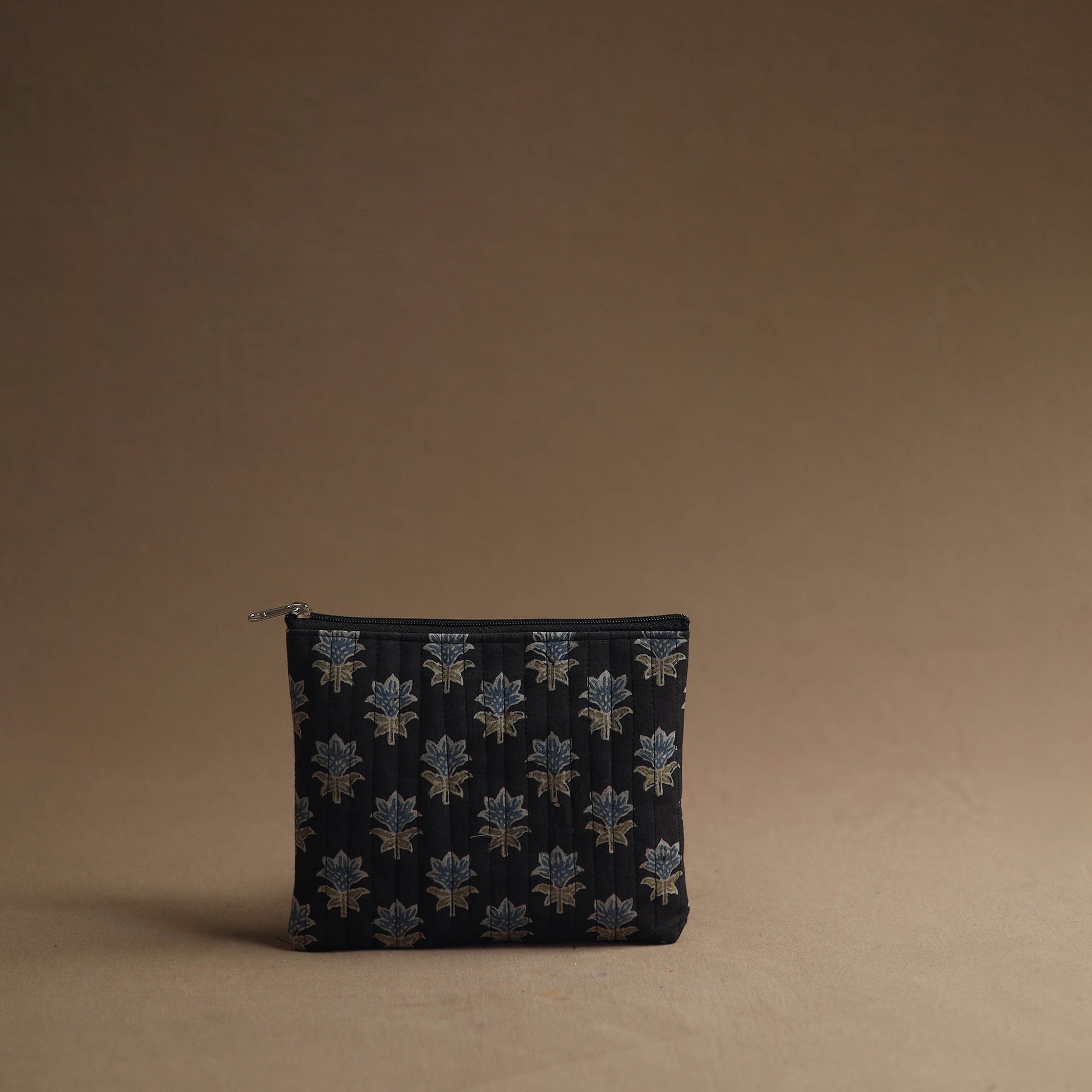 Black - Handmade Cotton Multipurpose Utility Pouches (set of 3) 39