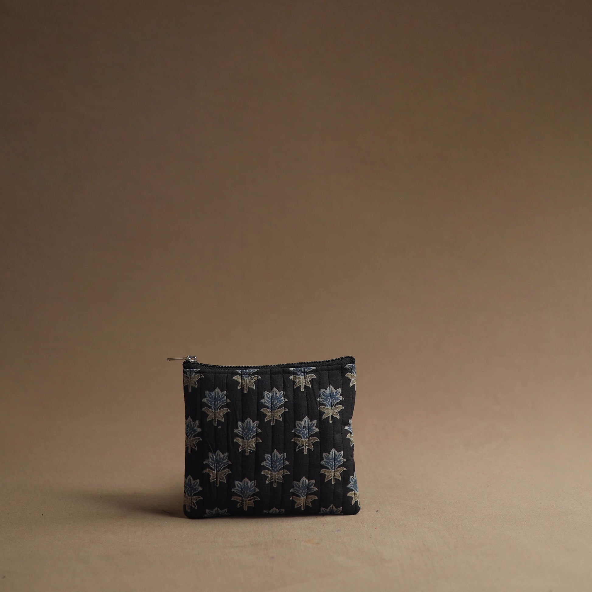 Black - Handmade Cotton Multipurpose Utility Pouches (set of 3) 39