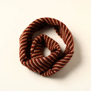 Brown - Kumaun Hand Knitted Woolen Neck Warmer