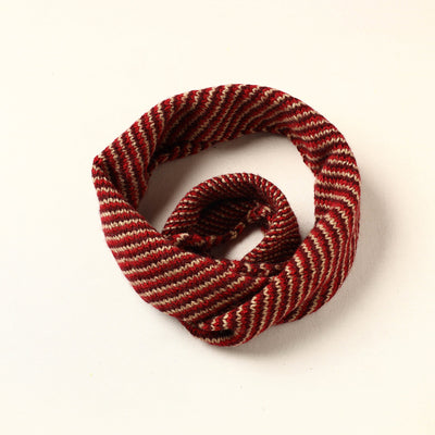 Brown - Kumaun Hand Knitted Woolen Neck Warmer