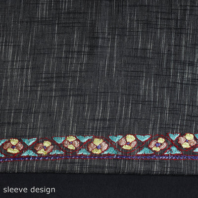 Kashida Hand Embroidery Cotton Kurta Material (2.45m) 31