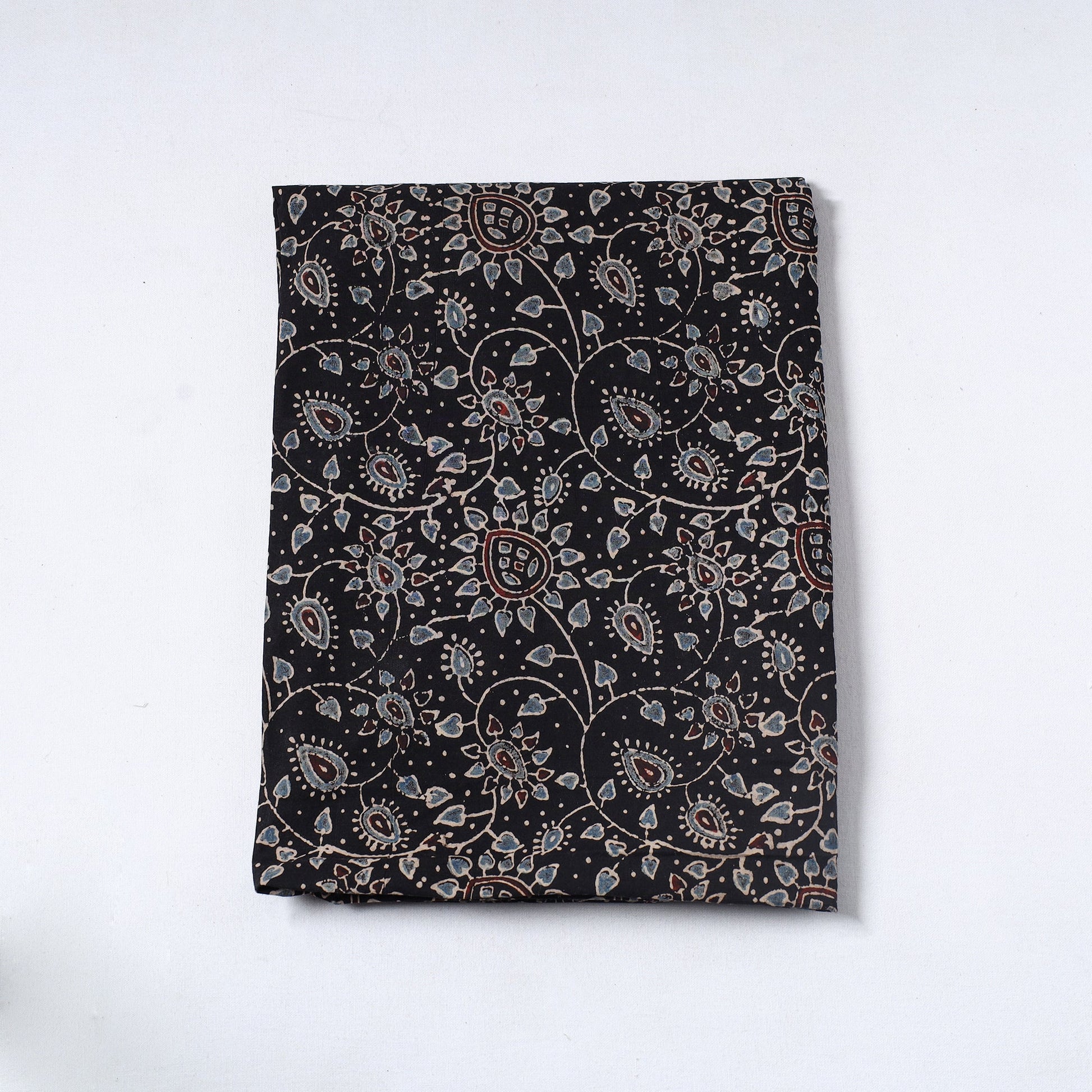 Ajrakh Block Printed Cotton Precut Fabric 05