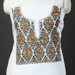 2pc Kashida Hand Embroidery Cotton Dress Material 58