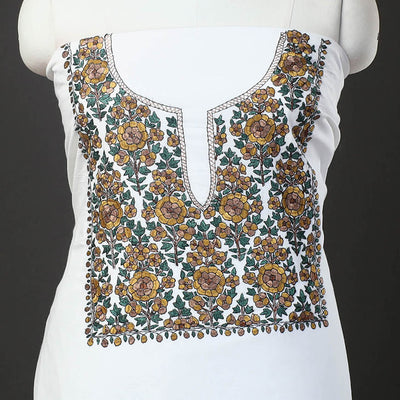 2pc Kashida Hand Embroidery Cotton Dress Material 58