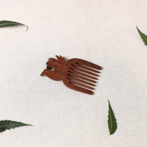 Bijnor Hand Carved Steam Beech Wood Comb (Small)
