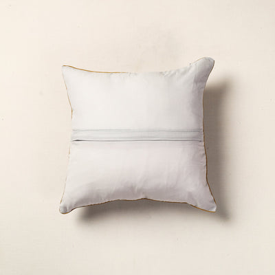 Brown - Pure Cotton Hand Batik Cushion Cover (18 x 18 in)