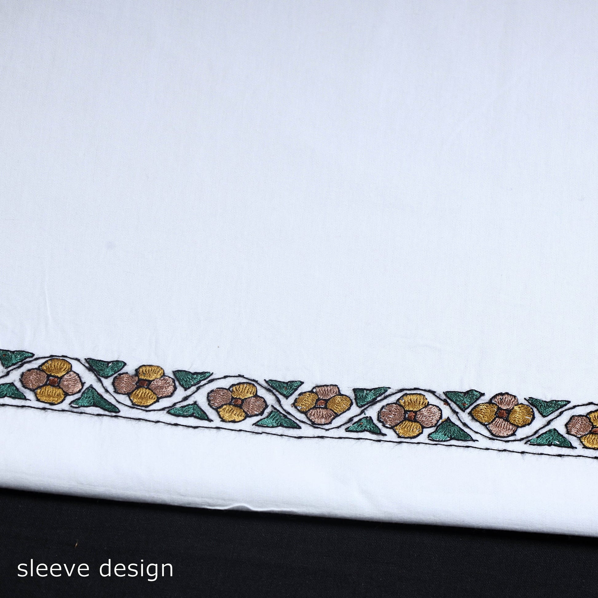 2pc Kashida Hand Embroidery Cotton Dress Material 58