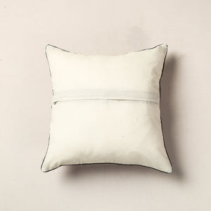 Beige - Pure Cotton Hand Batik Cushion Cover (16 x 16 in)