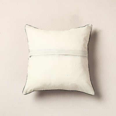 Beige - Pure Cotton Hand Batik Cushion Cover (16 x 16 in)