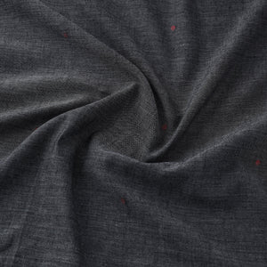 Black - Phulia Jamdani Handloom Cotton Fabric 01