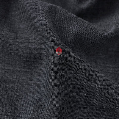 Black - Phulia Jamdani Handloom Cotton Fabric 01