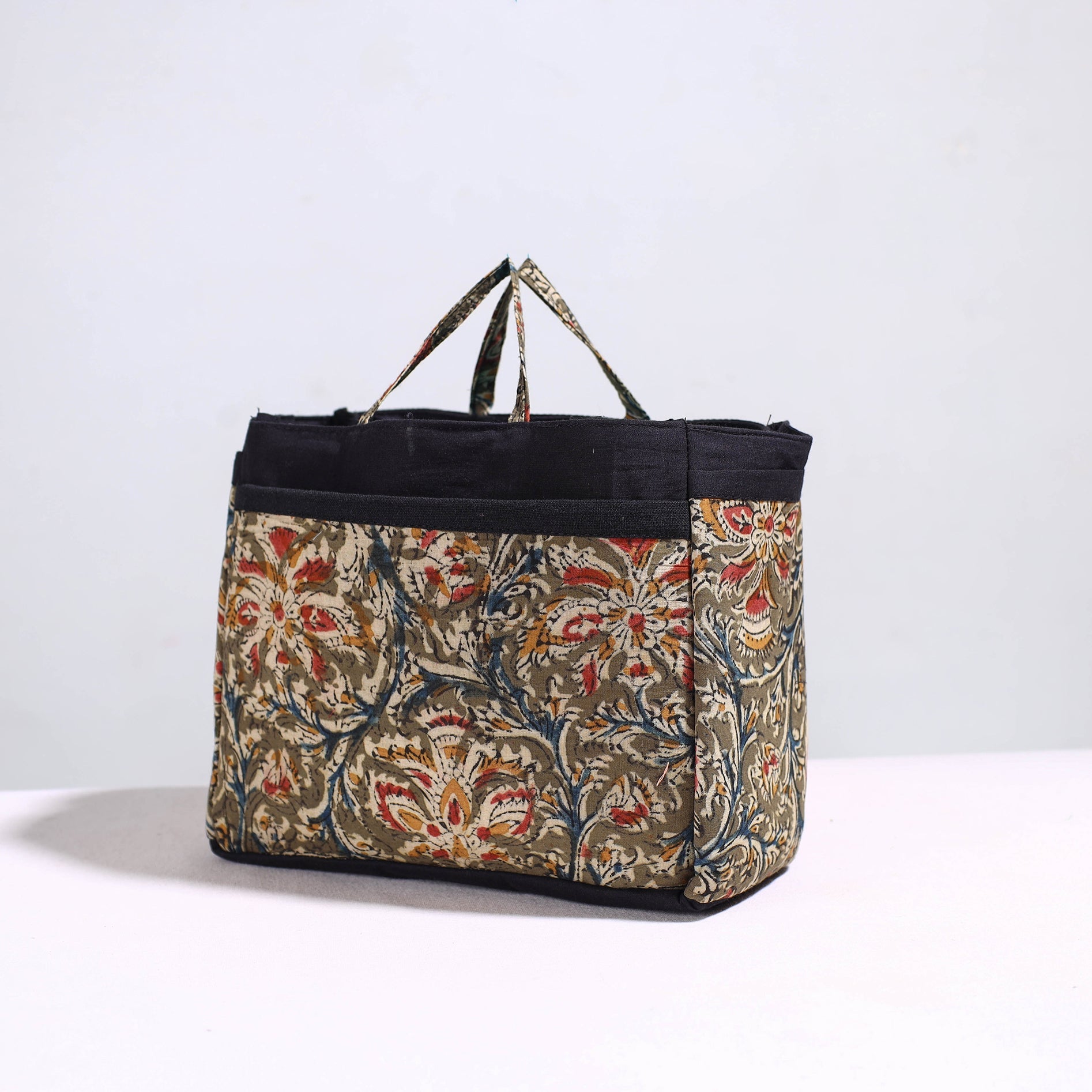 Brown - Handmade Cotton Multipurpose Cosmetic/Toiletry Bag 11