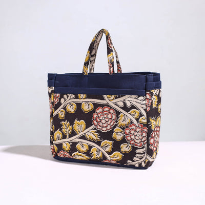 Black - Handmade Cotton Multipurpose Cosmetic/Toiletry Bag 17