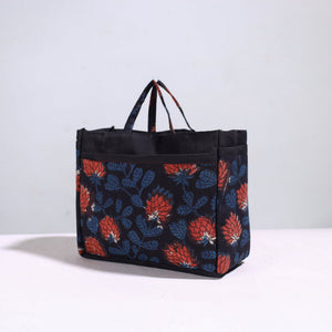 Black - Handmade Cotton Multipurpose Cosmetic/Toiletry Bag 23