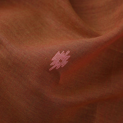 Brown - Phulia Jamdani Handloom Cotton Fabric 14