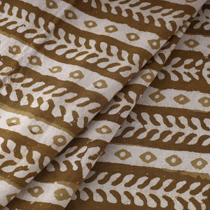 Brown - Pure Cotton Kutch Batik Print Fabric 63