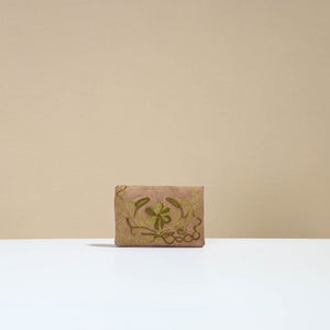 Brown - Kashmiri Crewel Hand Embroidery Velvet Coin Purse 10