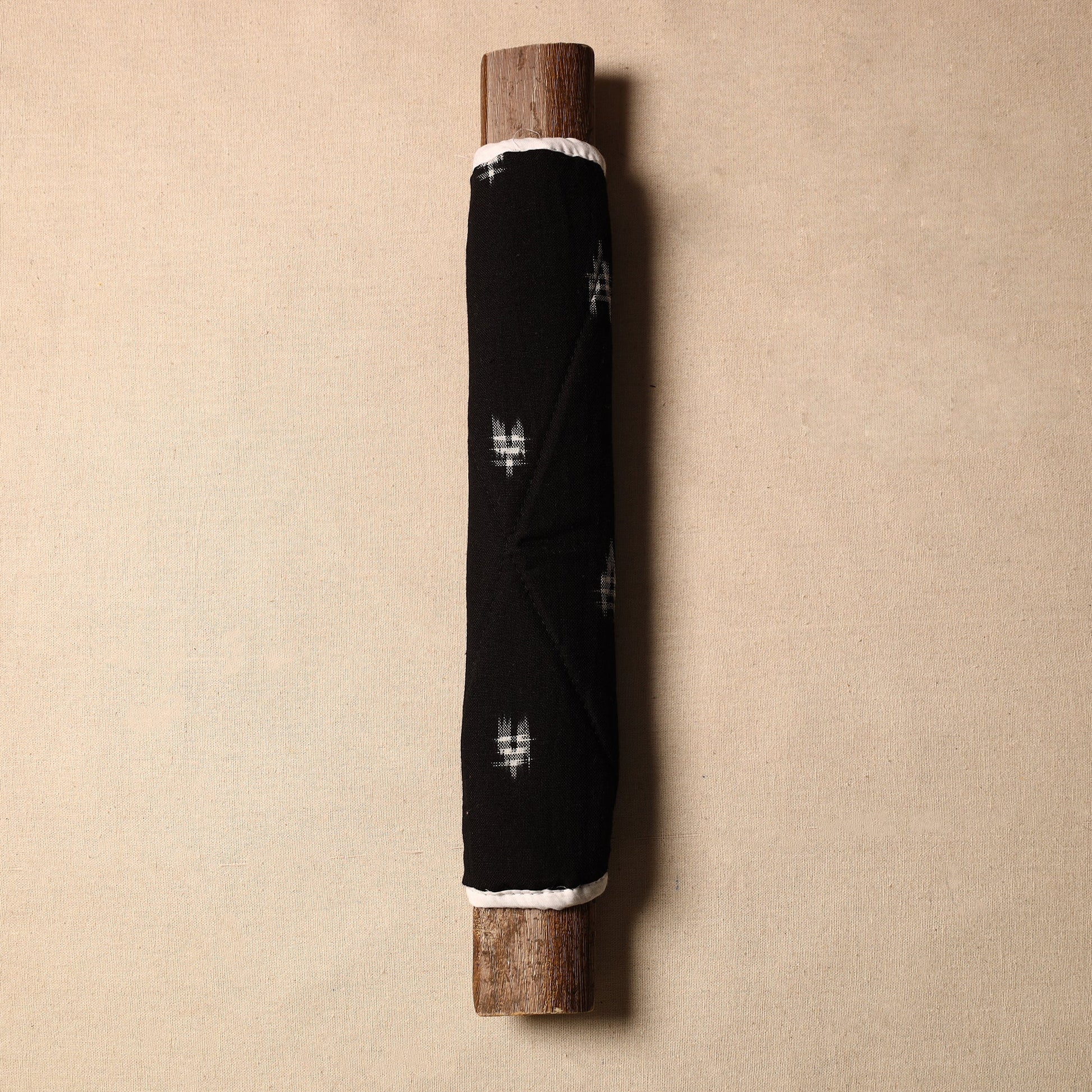 Black - Handmade Cotton Fridge Handle Cover 04