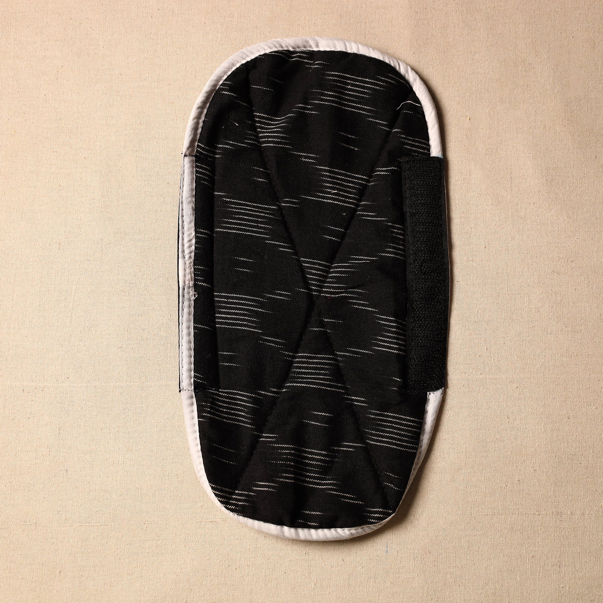 Black - Handmade Cotton Fridge Handle Cover 04