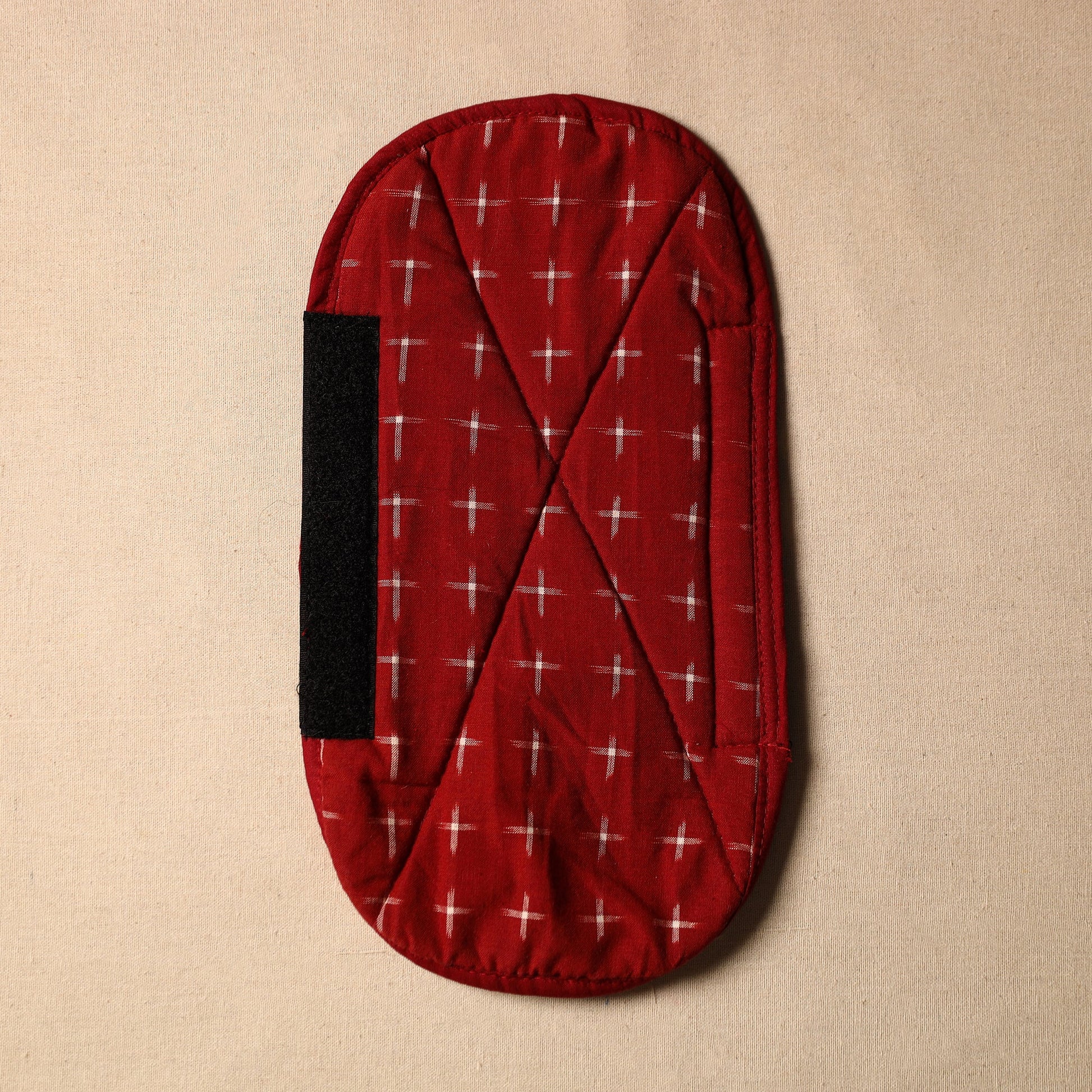Beige - Handmade Cotton Fridge Handle Cover 08